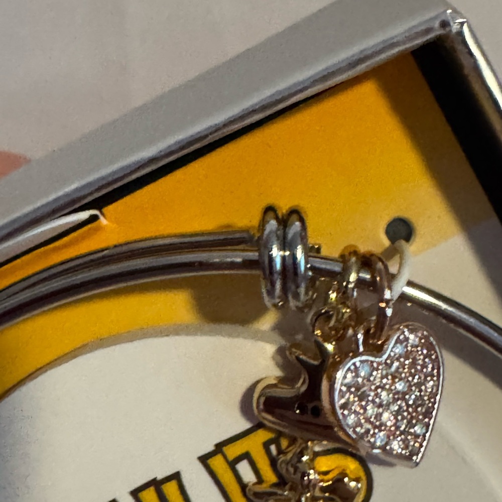 Peanuts Silver Plated Bracelet with charms - Picture 3 of 4